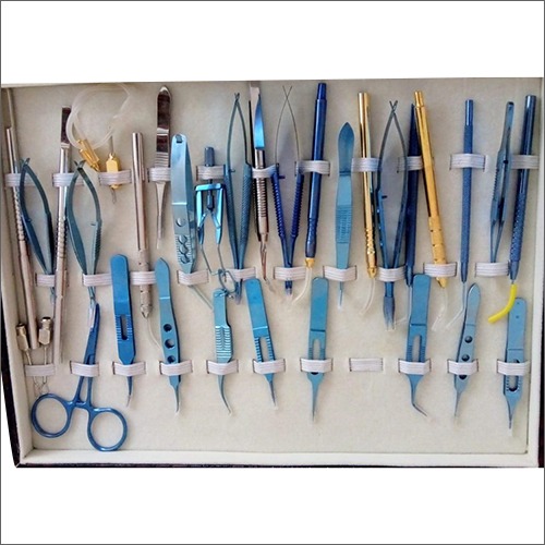 Titanium ophthalmic set