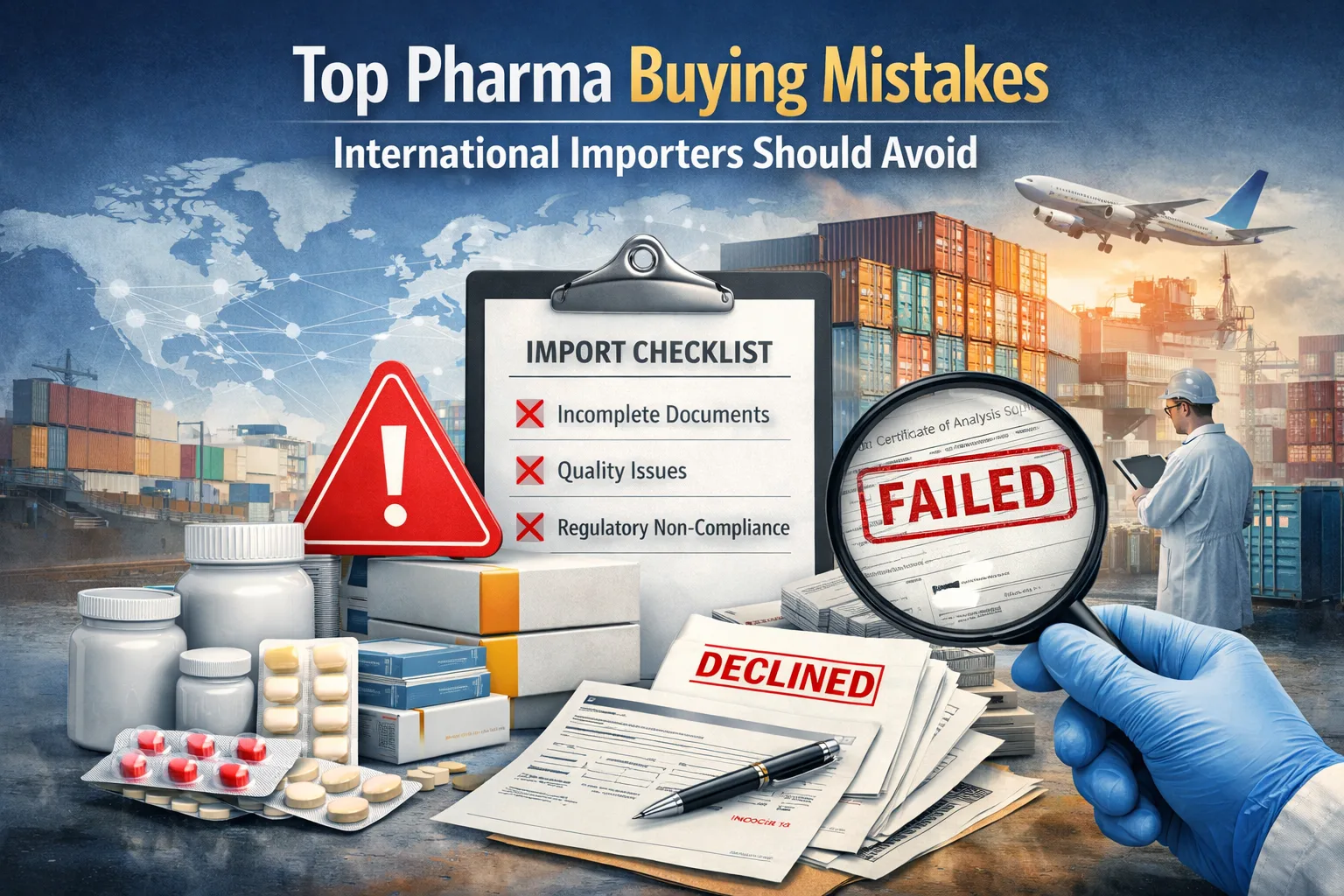 🩺Top Pharma Buying Mistakes International Importers Should Avoid (2025 Guide)